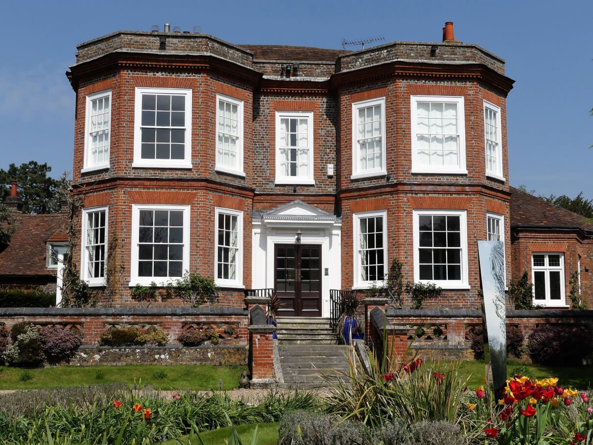 Listed property window restoration — period sash windows on a Grade II listed building